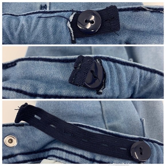 ag Adriano Goldschmied Kids Infant Blue Jeans with Adjustable Waist, 18M - Picture 15 of 16